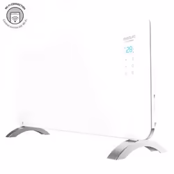 Cecotec 05320, Chauffage de ventilateur électrique, Aluminium, Intérieure, Plafond, Bureau, Sol, Mur, Blanc, LED