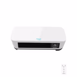 Cecotec ReadyWarm 5200 Box Ceramic, Chauffage de ventilateur électrique, Vitrocéramique, 12 h, IPX2, Intérieure, Mur