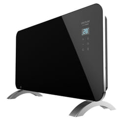 Cecotec Ready Warm 6720 Crystal Connection Intérieure Noir, Argent 1500W