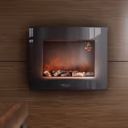 Cecotec Ready Warm 2600 Curved Flames Intérieure Cheminée encastrée Electrique Noir - Vue supplémentaire 3