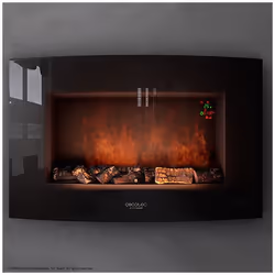 Cecotec 05367 cheminée Intérieure Cheminée encastrable Electrique Noir