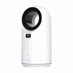 Cecotec Readywarm 8200 Bladeless, Chauffage de ventilateur électrique, 60°, 12 h, Intérieure, Bureau, Sol, Table, Noir, Blanc
