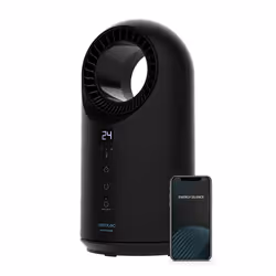 Cecotec ReadyWarm 8400 Bladeless Connected, Chauffage de ventilateur électrique, 60°, 12 h, Intérieure, Bureau, Sol, Table, N ...