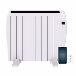 Cecotec ReadyWarm 1800 Thermal Connected, Chauffage électrique à convecteur, Intérieure, Sol, Mur, Blanc, LED, 1200 W