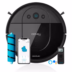 Cecotec Conga 1890, Combiné, Noir, Rond, 0,55 L, 64 dB, 0,3 L