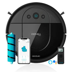 Cecotec Conga 1890 robot aspirateur 0,55 L Combiné Noir