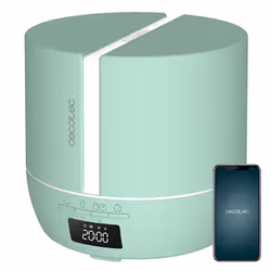 Cecotec 05644, Réservoir, Diffuseur huiles essentielles par évaporation, 0,5 L, 30 m², Minuteur