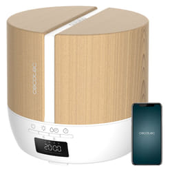 Cecotec 05647 humidificateur Vapeur 0,5 L Blanc, Bois 15,6 W