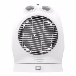 Cecotec 05802, Chauffage de ventilateur électrique, 60°, Intérieure, Sol, Table, Blanc, Rotatif