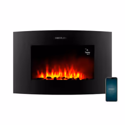Cecotec 05815 cheminée Intérieure Cheminée encastrable Electrique Noir