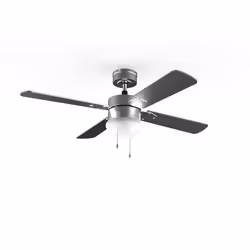 Cecotec 05840, Ventilateur à lame domestique, Acier inoxydable, Plafond, Foie, 8 h, CC