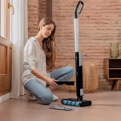 Cecotec FreeGo Wash Balai électrique Batterie Sec&humide Sans sac 40 W Noir, Bleu - Vue supplémentaire 8