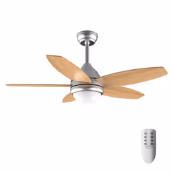 Cecotec 05896, Ventilateur à lame domestique, Bois, Plafond, 106 cm, 8 h, Secteur