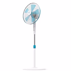 Cecotec EnergySilence 500, Ventilateur à lame domestique, Bleu, Métallique, Blanc, Sol, 1150 - 1350 mm, Secteur, 40 W