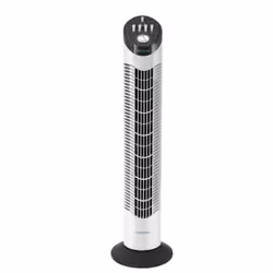 Cecotec EnergySilence 790 Skyline, Ventilateur vertical domestique, Noir, Blanc, Sol, Boutons, Rotatif, 2 h, Secteur