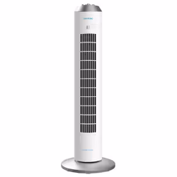 Cecotec 05923, Ventilateur vertical domestique, Blanc, Sol, 2 h, Secteur, 60 W