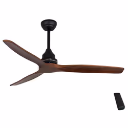 Cecotec 05949, Ventilateur à lame domestique, Noyer, Plafond, 132 cm, 8 h, Secteur