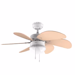 Cecotec 05966, Ventilateur à lame domestique, Orange, Blanc, Plafond, 92 cm, Secteur, 50 W