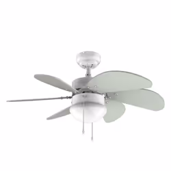 Cecotec 05967, Ventilateur à lame domestique, Couleur menthe, Blanc, Plafond, 92 cm, Secteur, 50 W