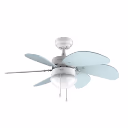 Cecotec 05968, Ventilateur à lame domestique, Bleu, Blanc, Plafond, 92 cm, Secteur, 50 W