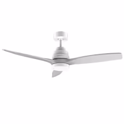 Cecotec EnergySilence Aero 5200 White Design, Ventilateur à lame domestique, Blanc, Plafond, 132 cm, Sans fil, 8 h