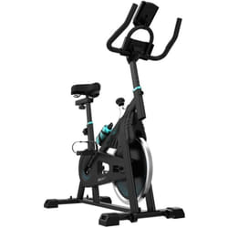 Cecotec - Vélo Indoor DrumFit Indoor 10000 Teseo x. Volant d'inertie de 10 kg, Résistance manuelle, Moniteur lcd, Support de périphérique,