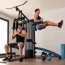 Cecotec Drumfit HomeGym 2000 Double Multiestación Biceps, Poitrine, Avant-bras, Épaules, Triceps