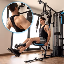 Cecotec Drumfit HomeGym 2000 Double Multiestación Biceps, Poitrine, Avant-bras, Épaules, Triceps - Vue supplémentaire 4