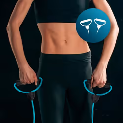 Cecotec Stepper Drumfit StepTrain 1000 Band Noir, Bleu - Vue supplémentaire 3