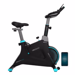 Cecotec DrumFit Indoor 10000 MagnoMotor Connected, Vélo d'appartement, Magnétique, 120 kg, Manuel, Calories, Distance, Évolut ...