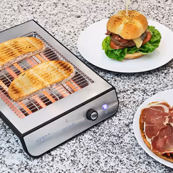 Cecotec Turbo EasyToast Inox 6 900 W Noir, Argent - Vue supplémentaire 4