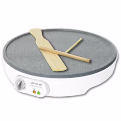 Cecotec 08009 appareil à crêpes 1 crèpe(s) 1000 W Blanc, Gris