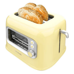Cecotec RetroVision Yellow 5 2 part(s) 700 W Acier inoxydable, Jaune