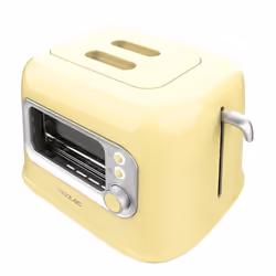 Cecotec RetroVision Yellow 5 2 part(s) 700 W Acier inoxydable, Jaune