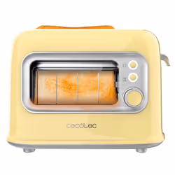 Cecotec RetroVision Yellow 5 2 part(s) 700 W Acier inoxydable, Jaune