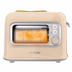 Cecotec RetroVision Beige 5 2 part(s) 700 W Beige, Acier inoxydable