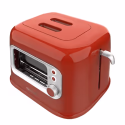 Cecotec RetroVision Red 5 2 part(s) 700 W Rouge, Acier inoxydable