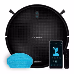 Cecotec Conga 999 Map Genesis robot aspirateur Sans sac Noir