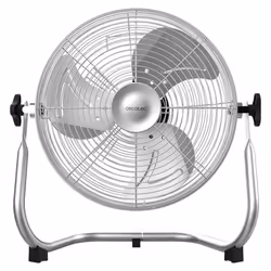 Cecotec 08180, Ventilateur à lame domestique, Acier, Sol, 30 cm, Secteur, 40 W