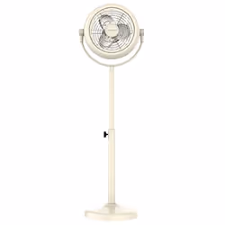 Cecotec 08205, Ventilateur à lame domestique, Beige, Sol, 26 cm, Boutons, Secteur
