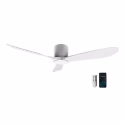 Cecotec 08236, Ventilateur à lame domestique, Blanc, Plafond, 132 cm, 8 h, IP44