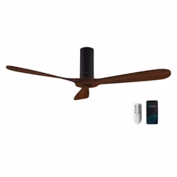 Cecotec 08241, Ventilateur à lame domestique, Noir, Bois, Plafond, 132 cm, 8 h, IP44