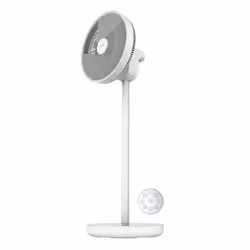 Cecotec 08243, Ventilateur à lame domestique, Blanc, Sol, Table, 33 cm, Tactile, LED