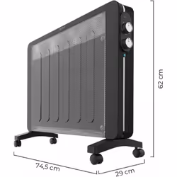 Puissance de 2000 W : obtenez une atmosphère plus chaleureuse dans la pièce où vous placez votre panneau en mica. 25 m² : le  ...