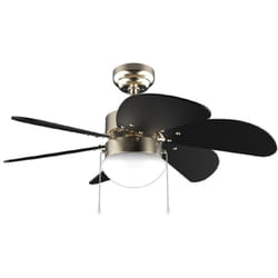 Cecotec Ventilateur de plafond avec lampe EnergySilence Aero 365 Gold&Wood