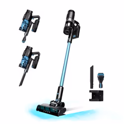 Cecotec Conga Rockstar 1500 Ray Jalisco, Aspirateur-balai 2 en 1, Sans sac, Noir, Bleu, Sec, Cyclonique, Tapis, Sol dur, fenê ...