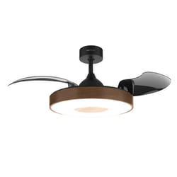 Cecotec Ventilateur de plafond avec lampe EnergySilence Aero 4280 Invisible DarkWood