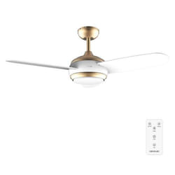 Cecotec Ventilateur de plafond avec lampe EnergySilence Aero 4265 GoldWhite
