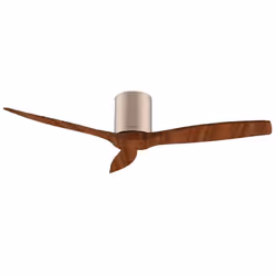 Cecotec Ventilateur de plafond sans lampe EnergySilence Aero 5500 Aqua GoldDarkWood Connected