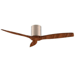 Cecotec Ventilateur de plafond sans lampe EnergySilence Aero 5500 Aqua GoldDarkWood Connected